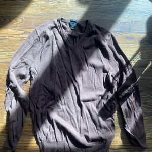 J. Crew Men's V-Neck Sweater - Dark Brown